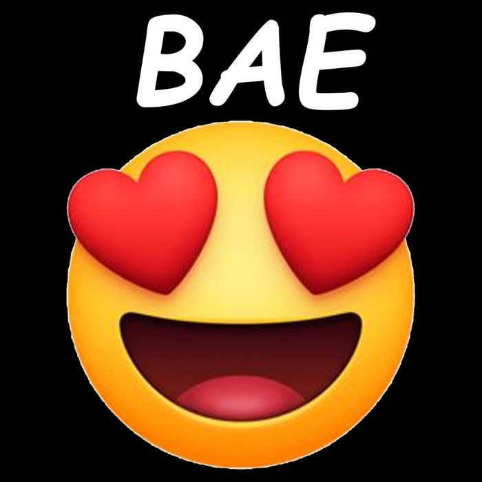 Bae Emoji Heart Flexfit Unipanel Trucker Cap