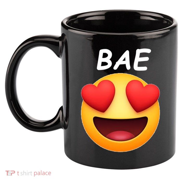 Bae Emoji Heart 11oz C Handle Ceramic Mug