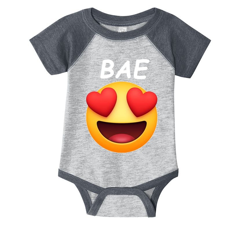 Bae Emoji Heart Infant Baby Jersey Bodysuit