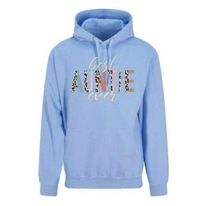 Best Auntie Ever Gifts Aunt Leopard Print Mothers Day Unisex Surf Hoodie