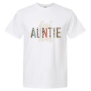 Best Auntie Ever Gifts Aunt Leopard Print Mothers Day Garment-Dyed Heavyweight T-Shirt