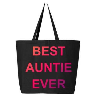 Best Auntie Ever Gift 25L Jumbo Tote