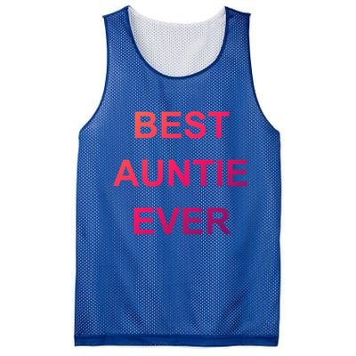 Best Auntie Ever Gift Mesh Reversible Basketball Jersey Tank