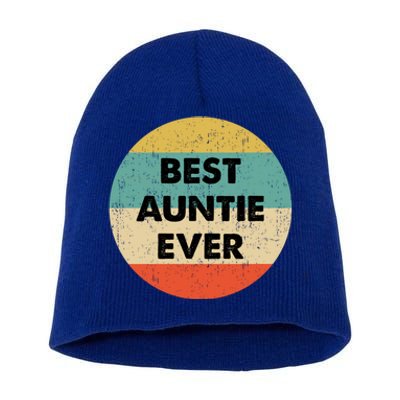 Best Auntie Ever Great Gift Short Acrylic Beanie