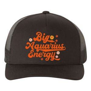 Big Aquarius Energy Groovy Zodiac Sign Astrology Horoscope Yupoong Adult 5-Panel Trucker Hat