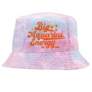 Big Aquarius Energy Groovy Zodiac Sign Astrology Horoscope Tie-Dyed Bucket Hat