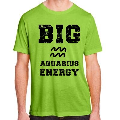 Big Aquarius Energy January February Birthday Zodiac Funny Gift Adult ChromaSoft Performance T-Shirt