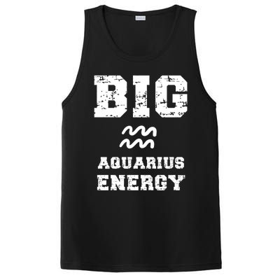 Big Aquarius Energy January February Birthday Zodiac Funny Gift PosiCharge Competitor Tank