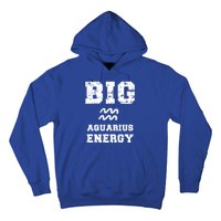 Big Aquarius Energy January February Birthday Zodiac Funny Gift Hoodie