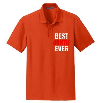 Best Auntie Ever Valentines Day Auntie Mothers Day Cute Gift Dry Zone Grid Polo