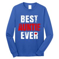 Best Auntie Ever Valentines Day Auntie Mothers Day Cute Gift Long Sleeve Shirt