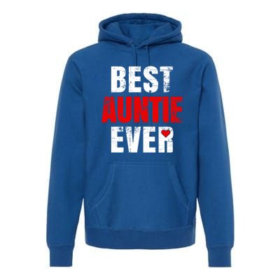 Best Auntie Ever Valentines Day Auntie Mothers Day Cute Gift Premium Hoodie