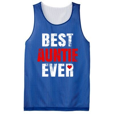 Best Auntie Ever Valentines Day Auntie Mothers Day Cute Gift Mesh Reversible Basketball Jersey Tank