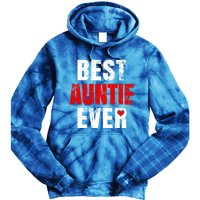 Best Auntie Ever Valentines Day Auntie Mothers Day Cute Gift Tie Dye Hoodie