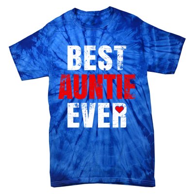 Best Auntie Ever Valentines Day Auntie Mothers Day Cute Gift Tie-Dye T-Shirt