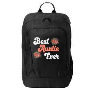 Best Auntie Ever Niece Nephew Aunt Gift City Backpack