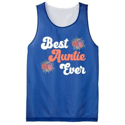 Best Auntie Ever Niece Nephew Aunt Gift Mesh Reversible Basketball Jersey Tank