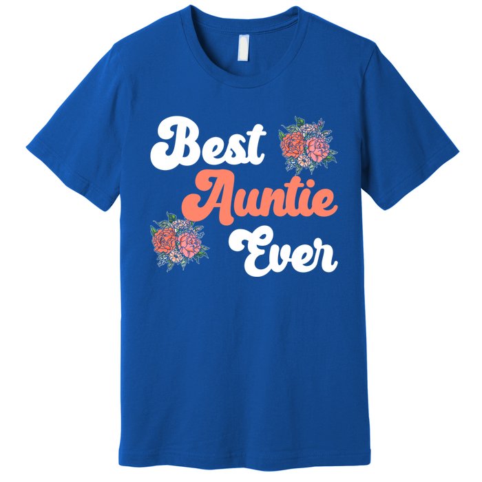 Best Auntie Ever Niece Nephew Aunt Gift Premium T-Shirt