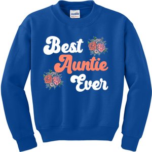 Best Auntie Ever Niece Nephew Aunt Gift Kids Sweatshirt