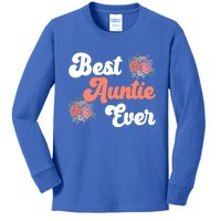 Best Auntie Ever Niece Nephew Aunt Gift Kids Long Sleeve Shirt