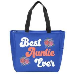 Best Auntie Ever Niece Nephew Aunt Gift Zip Tote Bag