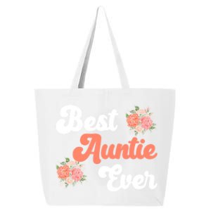 Best Auntie Ever Niece Nephew Aunt Gift 25L Jumbo Tote