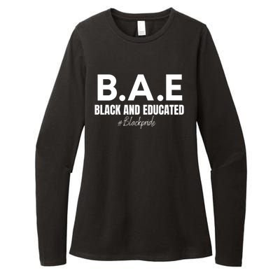 Black And Educated Pride Womens CVC Long Sleeve Shirt