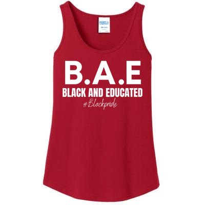 Black And Educated Pride Ladies Essential Tank