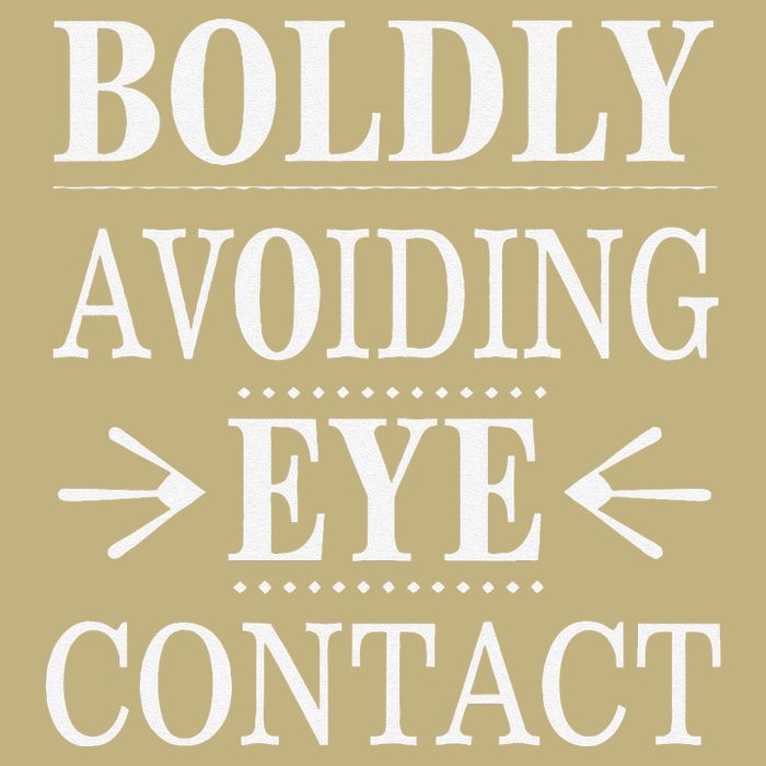Boldly Avoiding Eye Contact Funny Introvert Mousepad