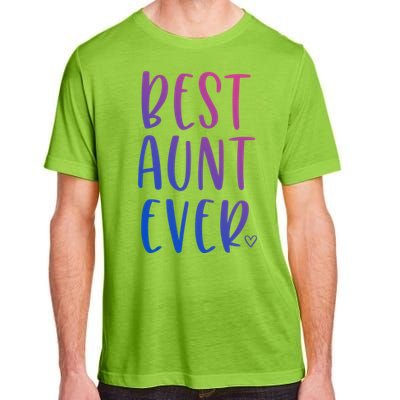 Best Aunt Ever Auntie Gift Adult ChromaSoft Performance T-Shirt