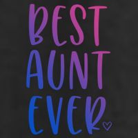 Best Aunt Ever Auntie Gift 7 Panel Mesh Trucker Snapback Hat