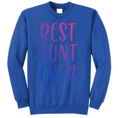 Best Aunt Ever Auntie Gift Tall Sweatshirt