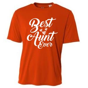 Best Aunt Ever New Auntie Funny Gift Best Great Blessed Auntie Great Gift Cooling Performance Crew T-Shirt