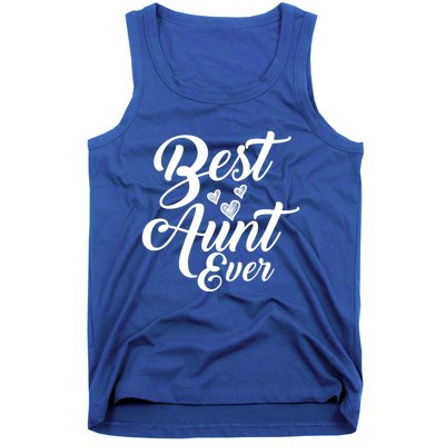 Best Aunt Ever New Auntie Funny Gift Best Great Blessed Auntie Great Gift Tank Top