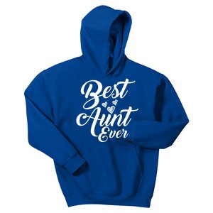 Best Aunt Ever New Auntie Funny Gift Best Great Blessed Auntie Great Gift Kids Hoodie