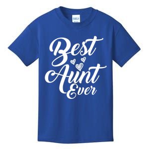 Best Aunt Ever New Auntie Funny Gift Best Great Blessed Auntie Great Gift Kids T-Shirt