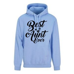 Best Aunt Ever New Auntie Funny Gift Best Great Blessed Auntie Great Gift Unisex Surf Hoodie