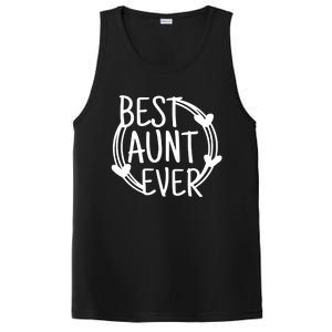 Best Aunt Ever Love Heart Gift PosiCharge Competitor Tank