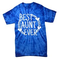 Best Aunt Ever Love Heart Gift Tie-Dye T-Shirt