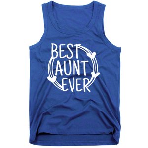 Best Aunt Ever Love Heart Gift Tank Top