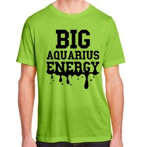 Big Aquarius Energy Zodiac Sign Drip Birthday Adult ChromaSoft Performance T-Shirt