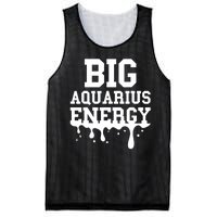 Big Aquarius Energy Zodiac Sign Drip Birthday Mesh Reversible Basketball Jersey Tank