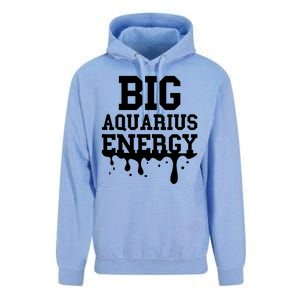 Big Aquarius Energy Zodiac Sign Drip Birthday Unisex Surf Hoodie