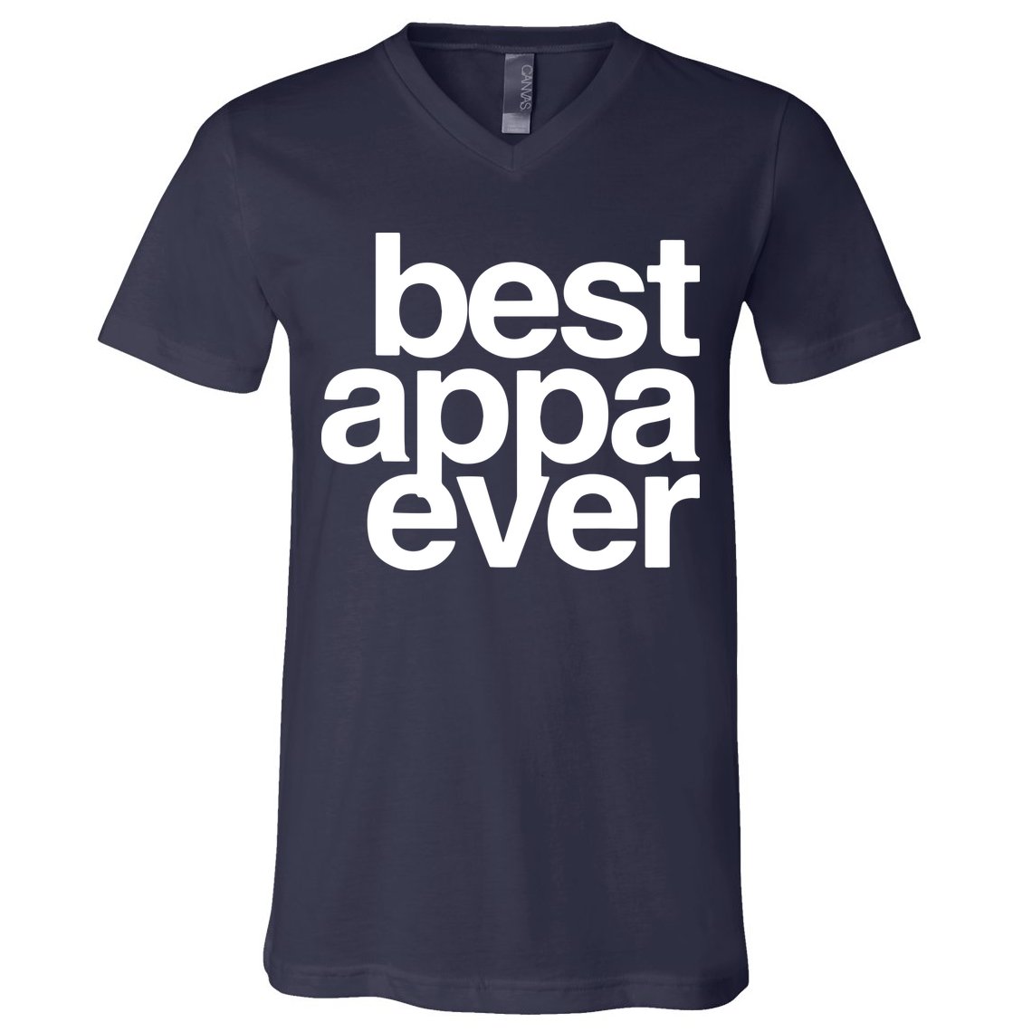 Best Appa Ever Korean Fathers Day Shirts Dad V-Neck T-Shirt