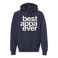 Best Appa Ever Korean Fathers Day Shirts Dad Premium Hoodie