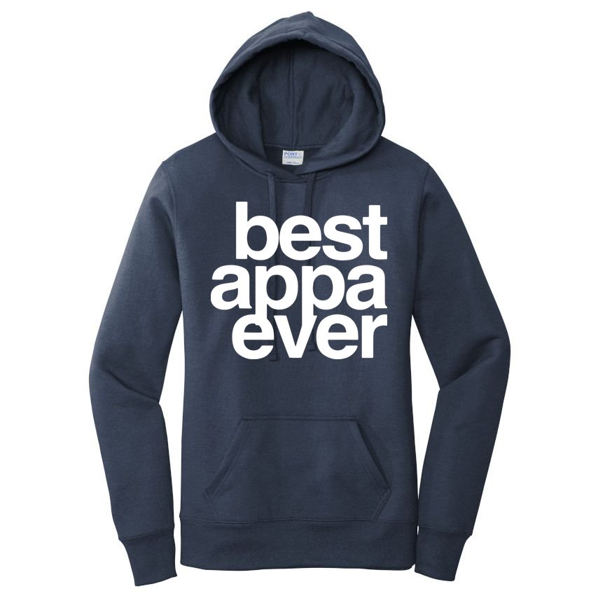 Best Appa Ever Korean Fathers Day Shirts Dad Women's Pullover Hoodie