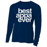 Best Appa Ever Korean Fathers Day Shirts Dad Cooling Performance Long Sleeve Crew