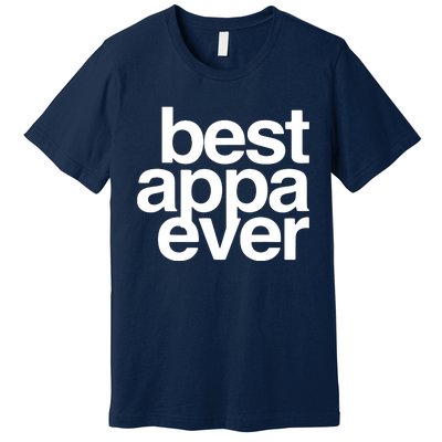 Best Appa Ever Korean Fathers Day Shirts Dad Premium T-Shirt