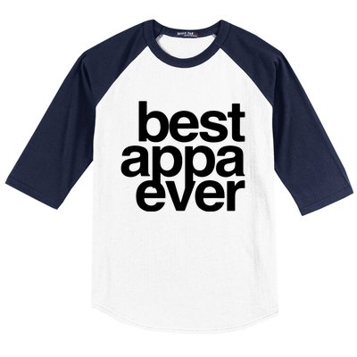 Best Appa Ever Korean Fathers Day Shirts Dad Baseball Sleeve Shirt