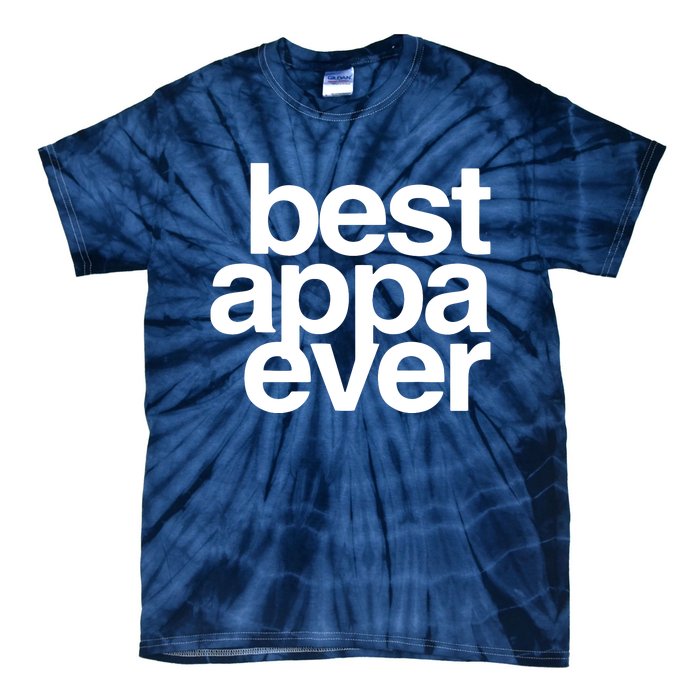 Best Appa Ever Korean Fathers Day Shirts Dad Tie-Dye T-Shirt